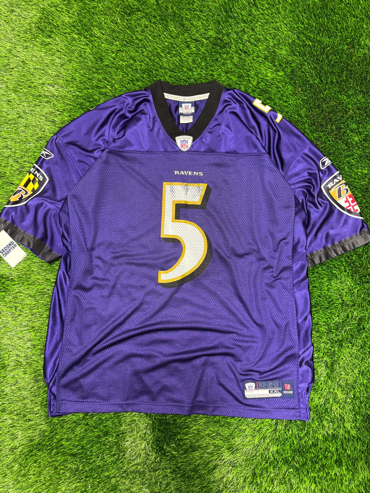 Baltimore Ravens Joe Flacco #5 Reebok Jersey (XXL)