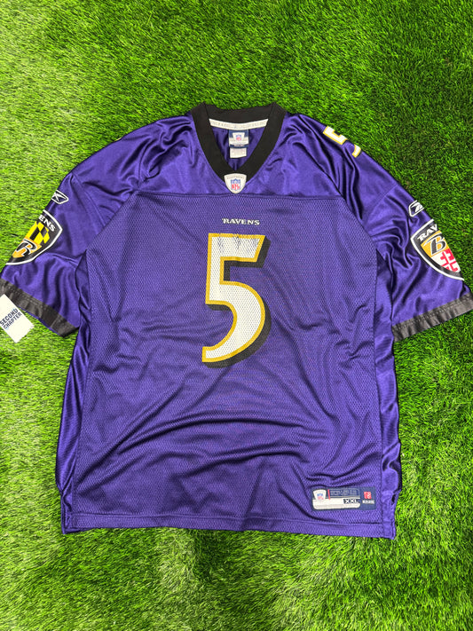 Baltimore Ravens Joe Flacco #5 Reebok Jersey (XXL)