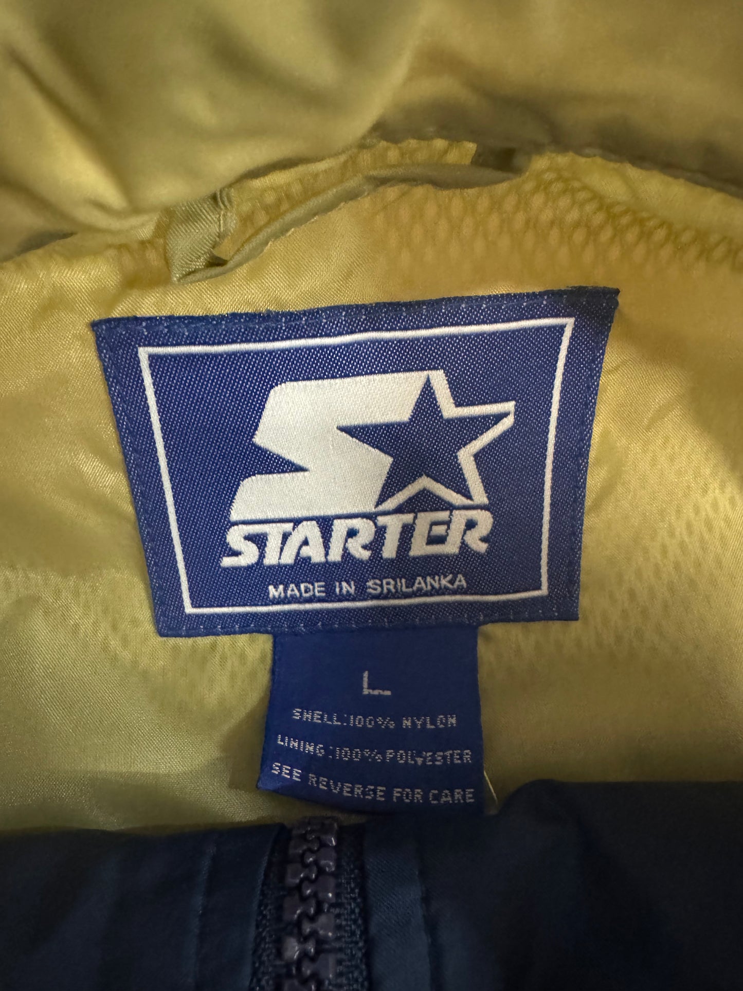 90s University of Notre Dame Starter Embroidered Windbreaker (L)