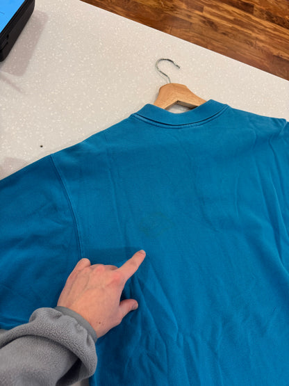 00s Carolina Panthers Reebok Blue Collar Shirt (L)