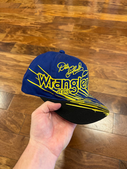 90s Dale Earnhardt Wrangler Jeans Nascar Rare Hat (OS)