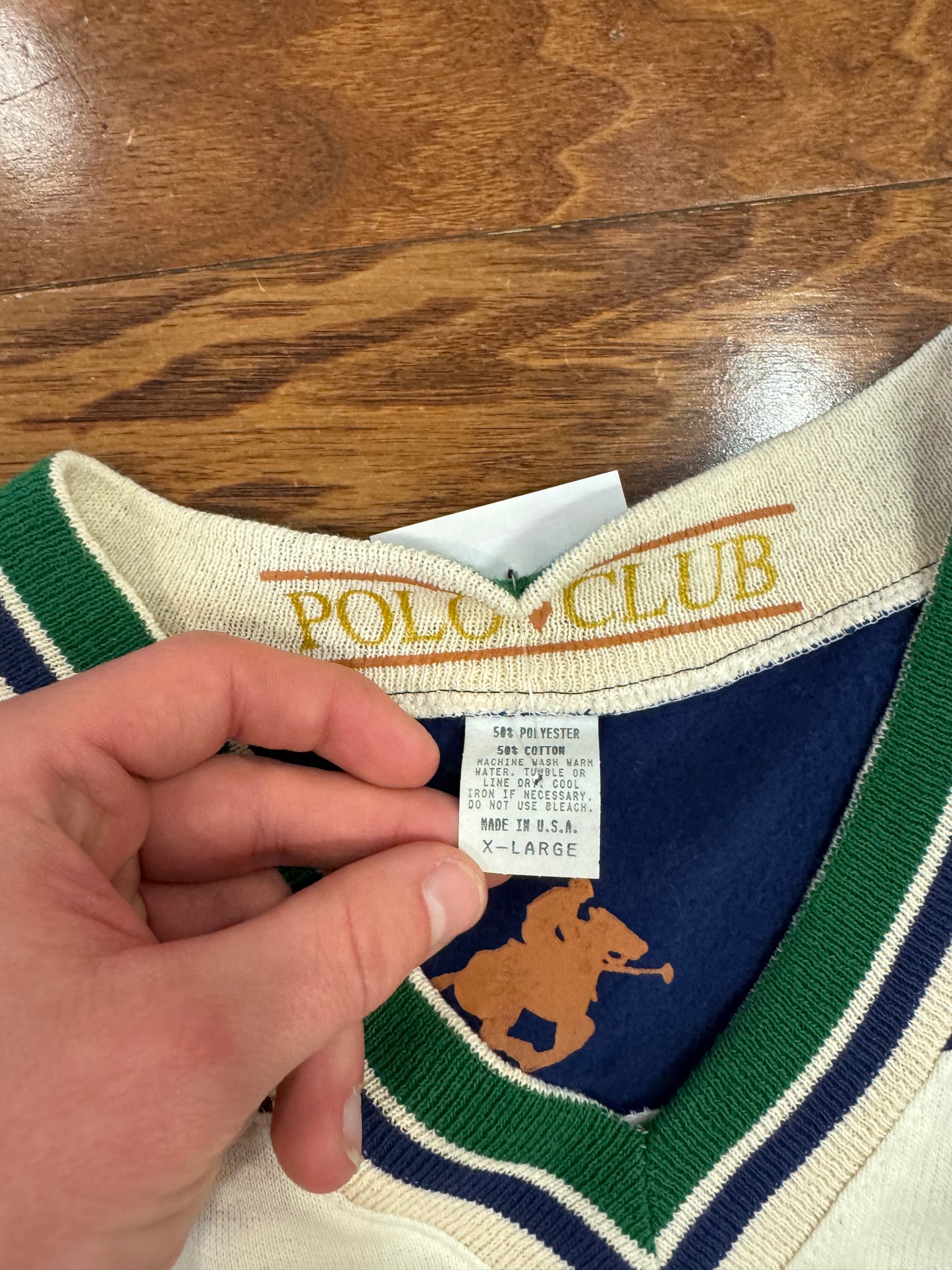 90s International Polo Club Hockey Sweater (XL)