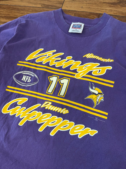2001 Daunte Culpepper Minnesota Vikings Vintage Tee (M)