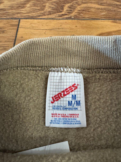 90s New York Yankees Jerzees Tan Essential Crewneck (M)