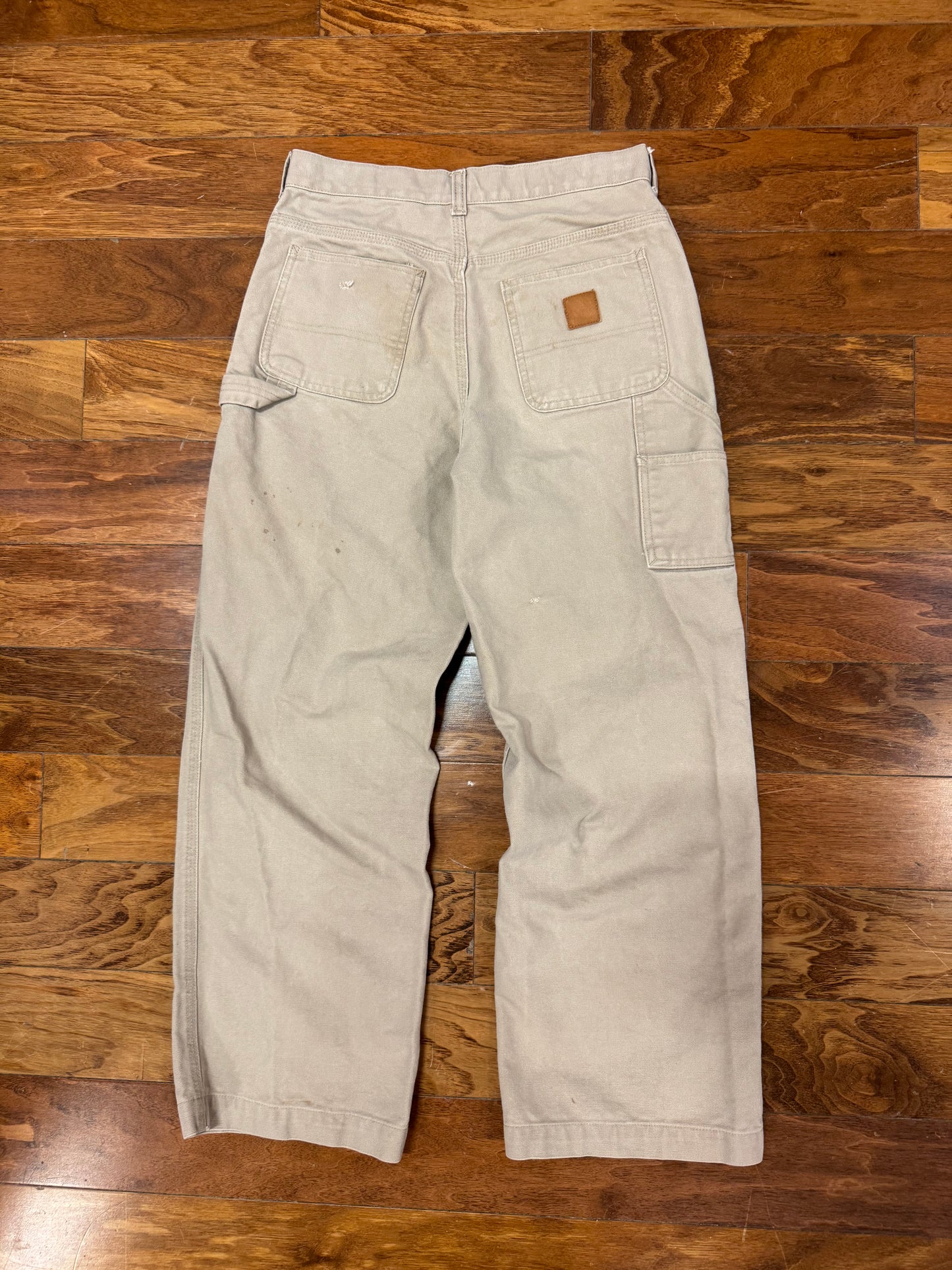 00s Carhartt Women's Khaki Carpenter Pants (28 x 28)