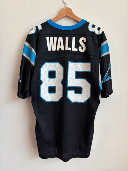 90s Carolina Panthers Wesley Walls Champion Home Jersey (M)