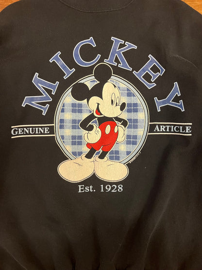 90s Mickey Genuine Article Graphic Crewneck (XL)