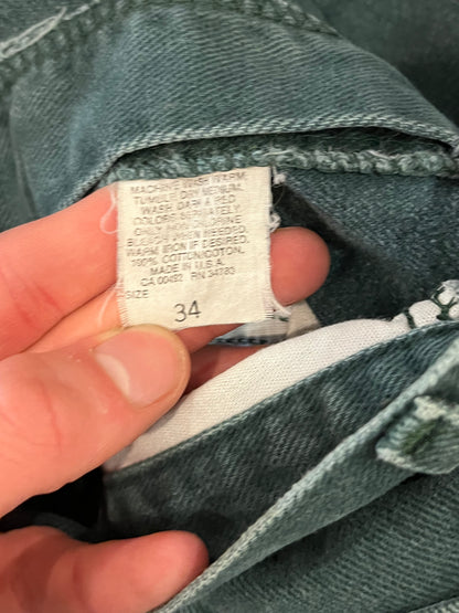 90s Lee Green Shorts (32)