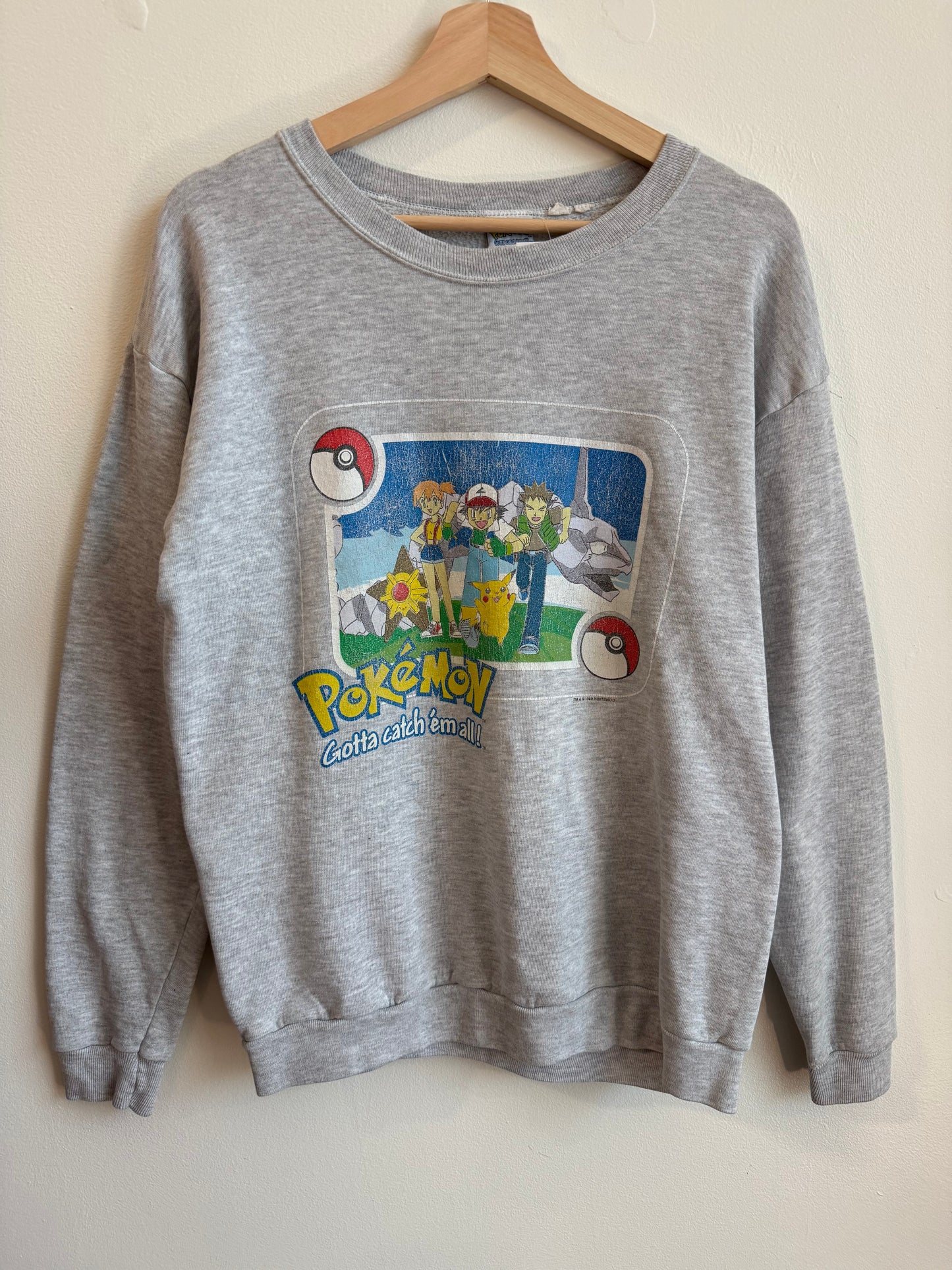 1999 Pokémon "Gotta catch 'em all" Graphic Crewneck (M)