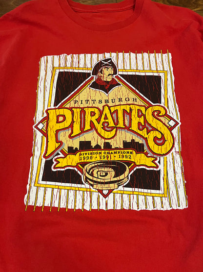 00s Pittsburgh Pirates National Champs MLB Vintage Tee (XL)