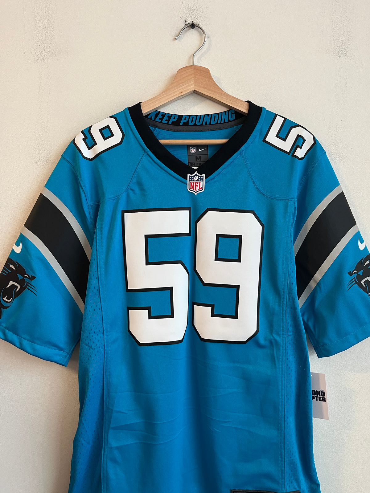 2016 Carolina Panthers Luke Kuechly Blue Nike Jersey (M)