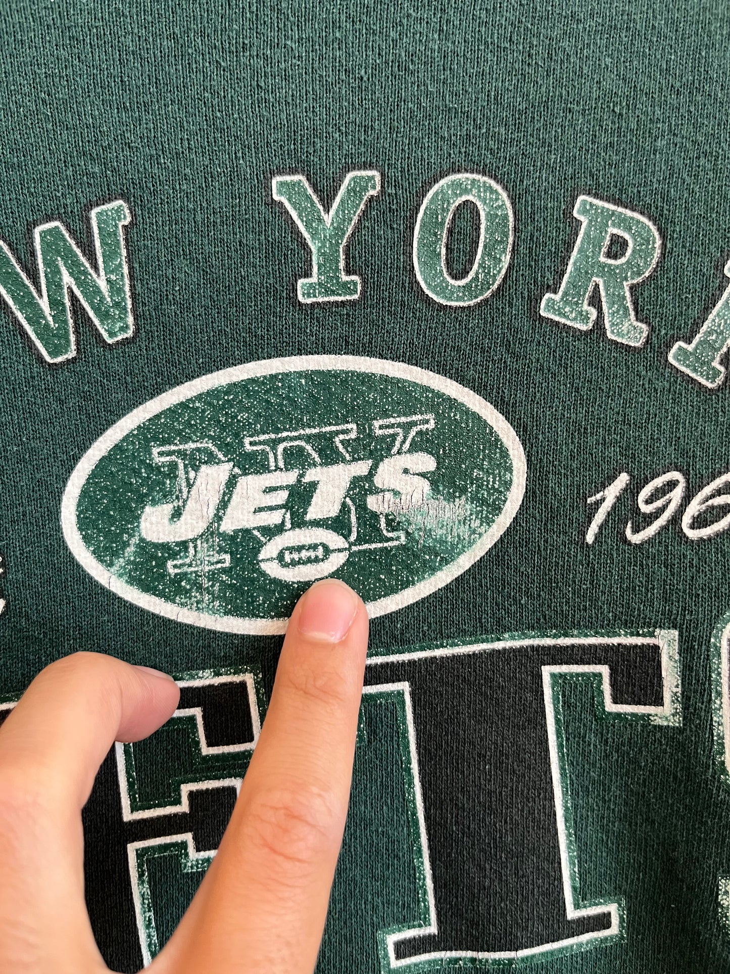 00s New York Jets NFL Crewneck (L)