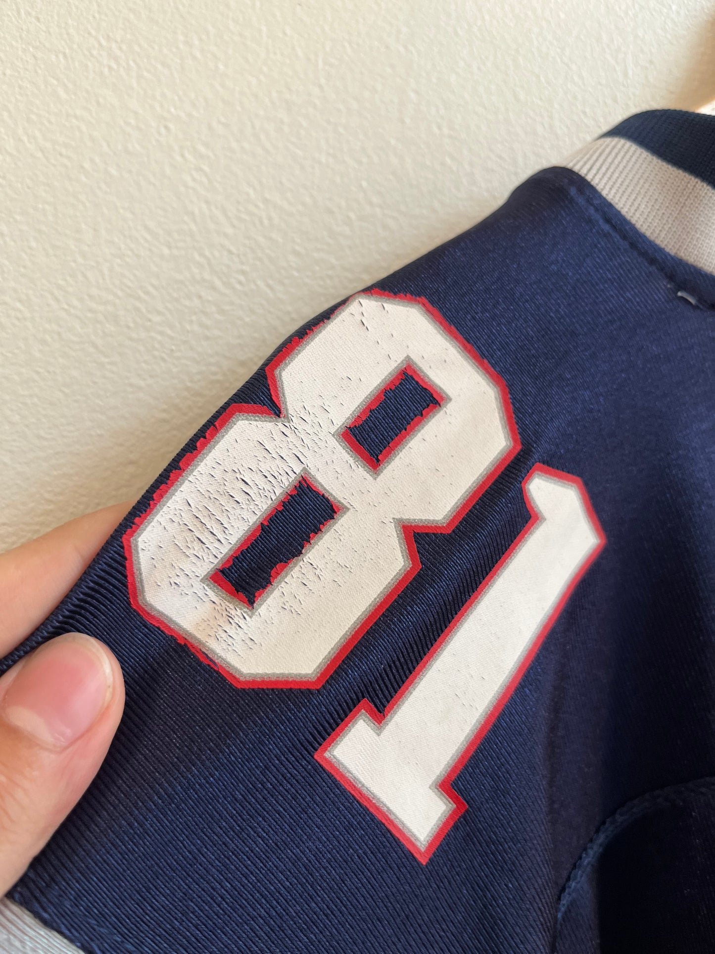 00s New England Patriots Randy Moss Reebok Jersey (L)