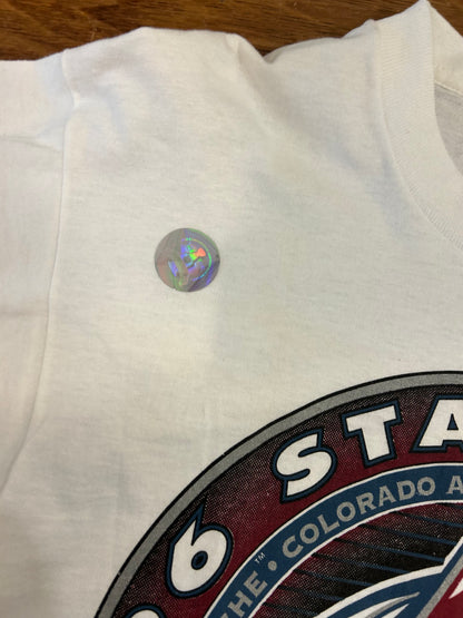 1996 Colorado Avalanche Stanley Cup Champions Vintage Deadstock NHL Tee (L)