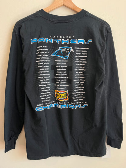 2003 Carolina Panthers Peppers & Davis Long Sleeve (M)
