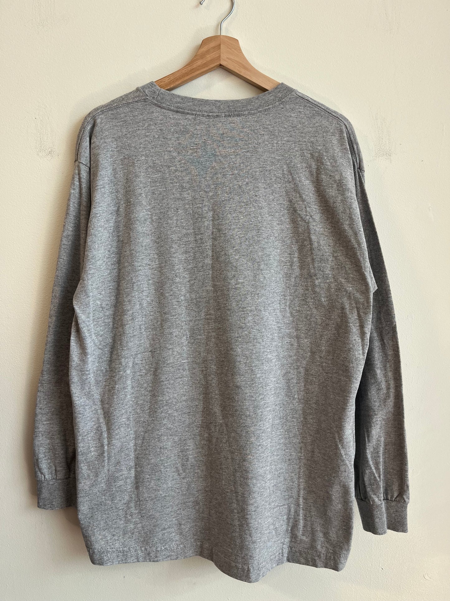 2004 Carolina Panthers vs Patriots Superbowl Long-Sleeve Shirt (L)