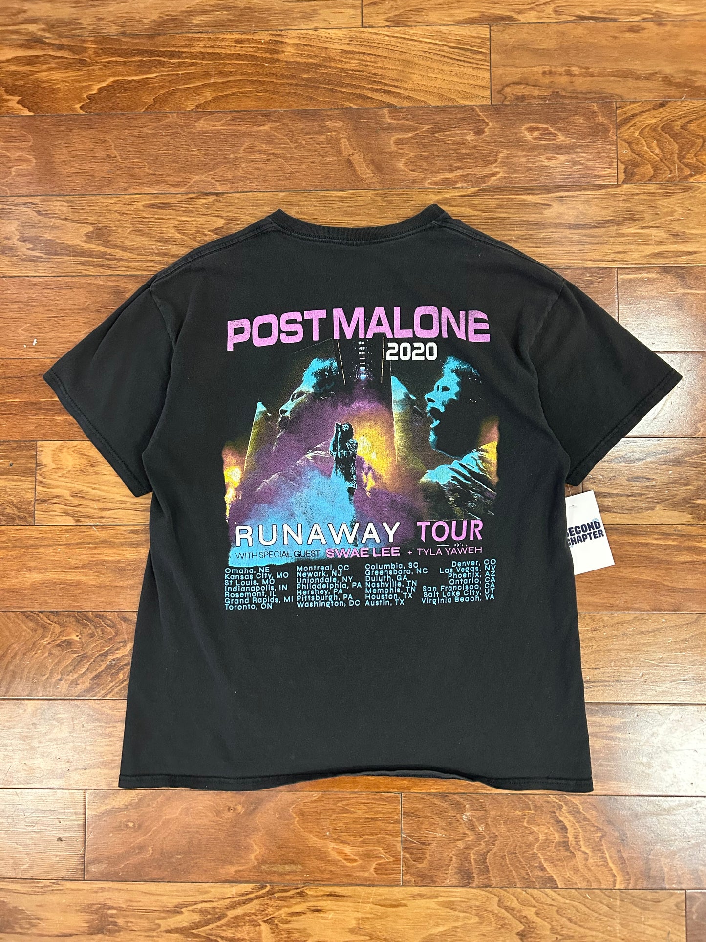 2020 Post Malone Runaway Tour Music Tee (L)