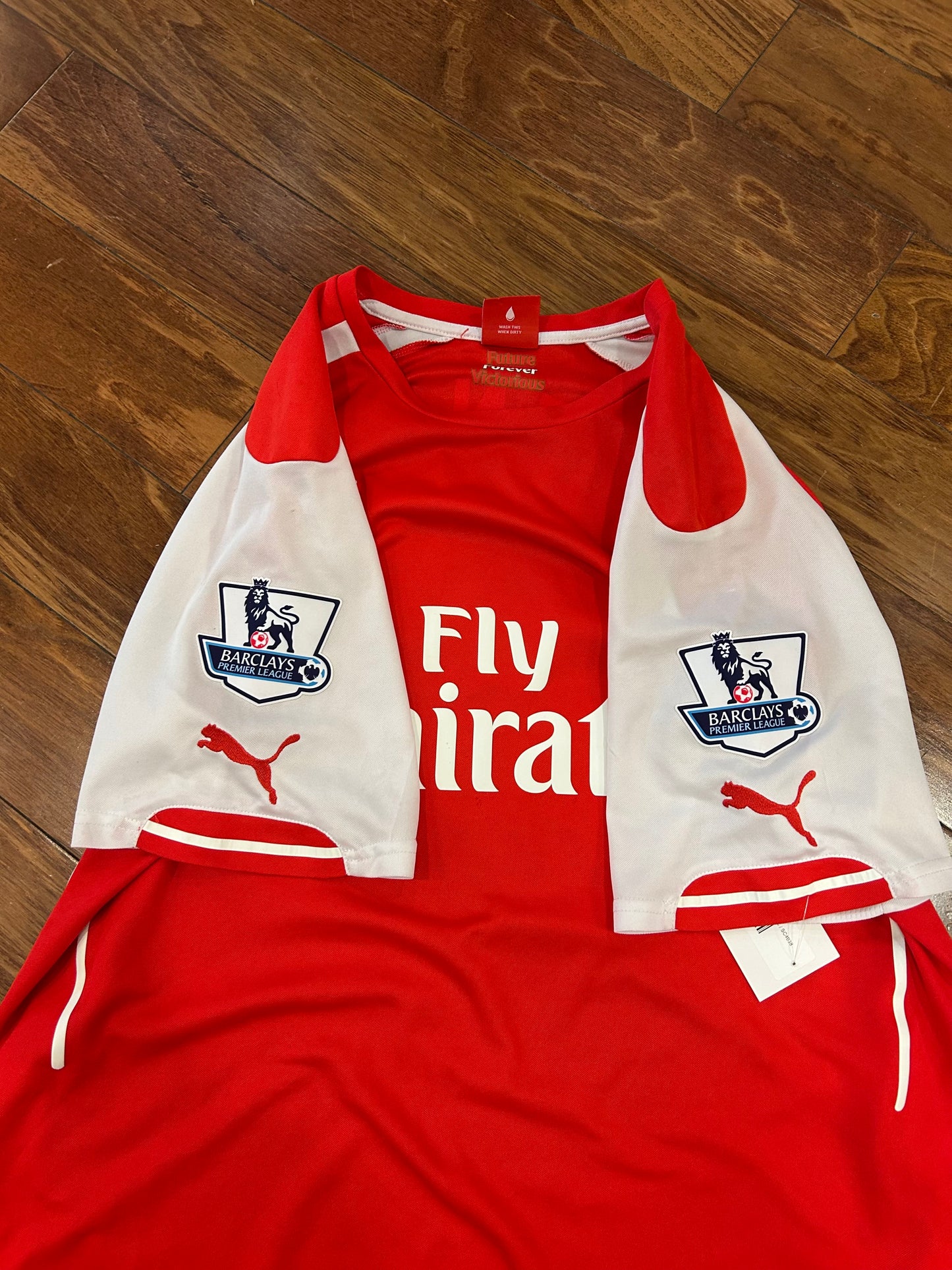 Arsenal Puma Henry #14 Premier League Soccer Jersey 2014-15 Kit (XL)