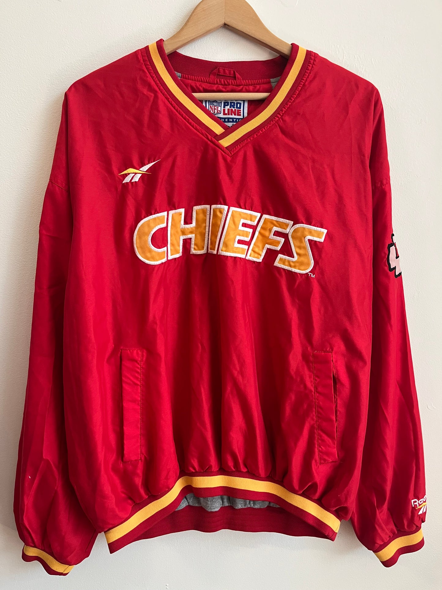 90s Kansas City Chiefs Vintage Reebok Windbreaker (XL)