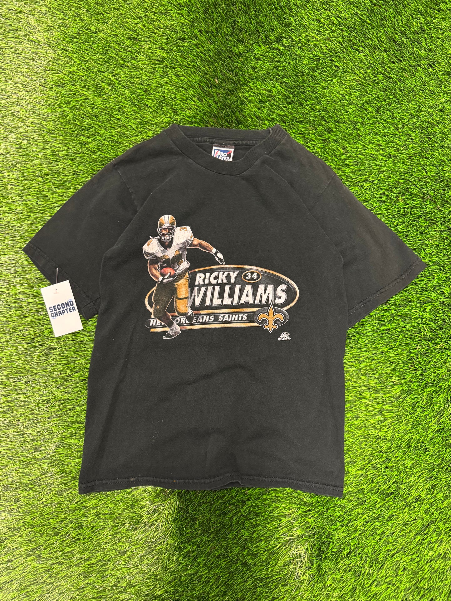 00s New Orleans Saints Ricky Williams Tee (Youth L)