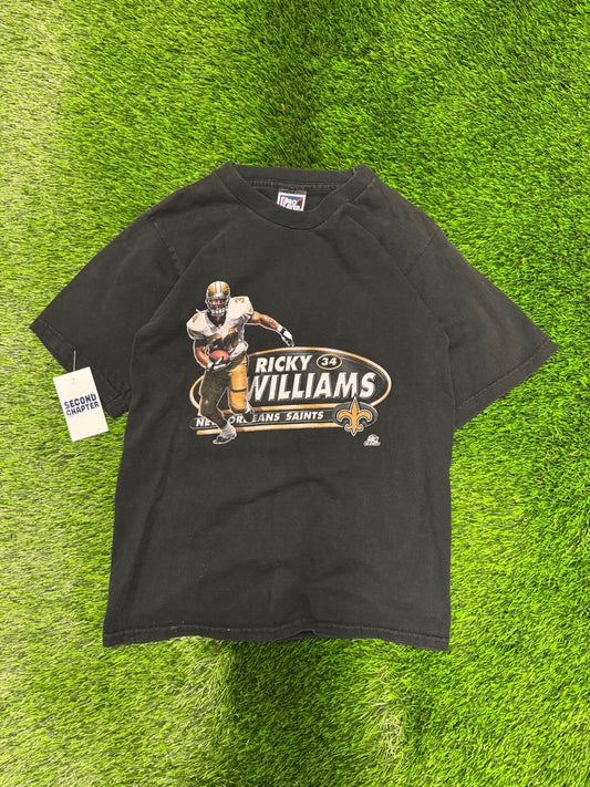 00s New Orleans Saints Ricky Williams Tee (Youth L)