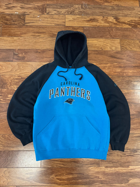 2010 Carolina Panthers Two Tone Reebok Hoodie (S)