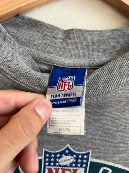 2004 Philadelphia Eagles Reebok NFL NFC Champions Grey Crewneck (M)