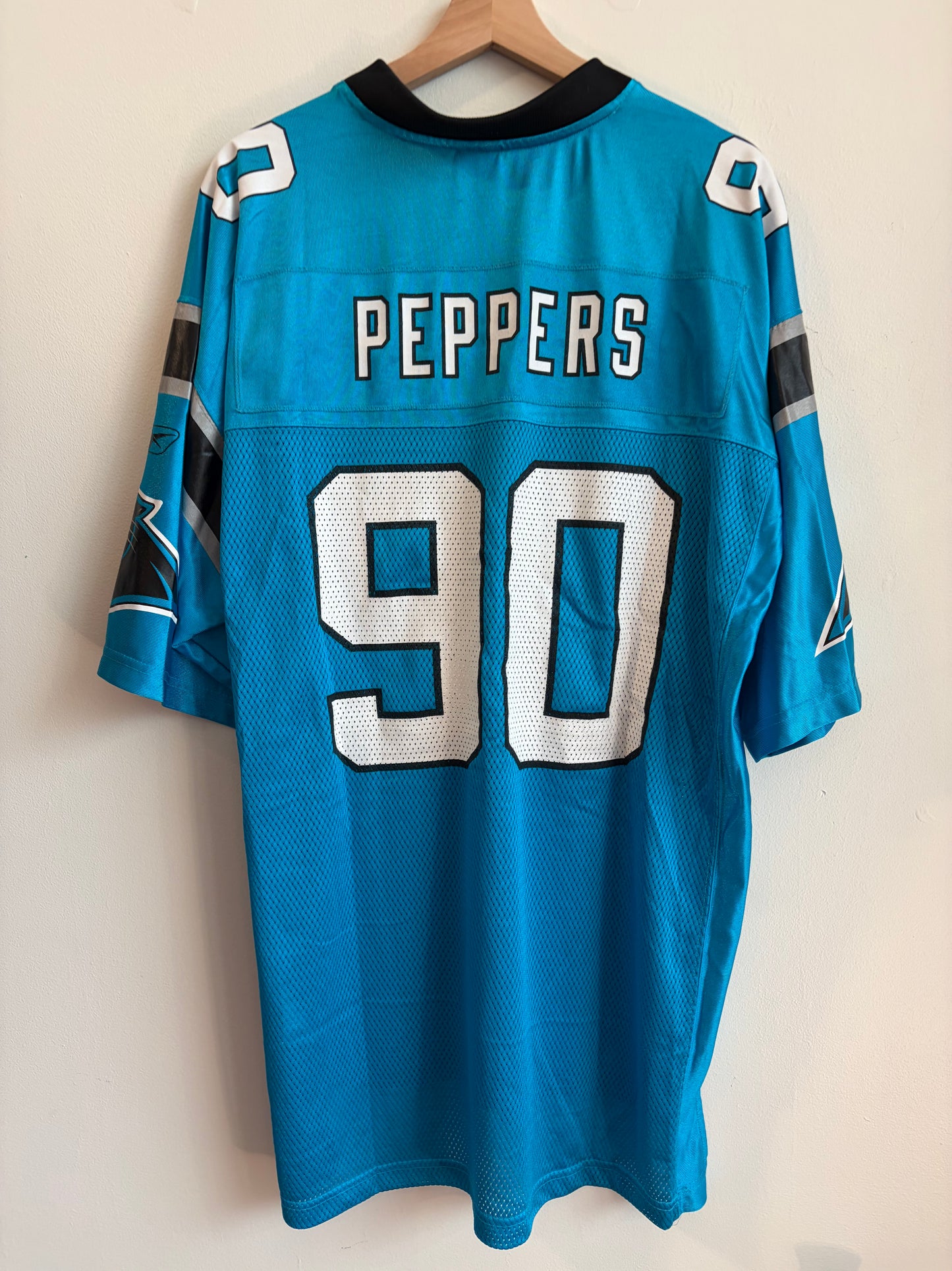 00s Carolina Panthers Julius Peppers Blue Jersey (L)