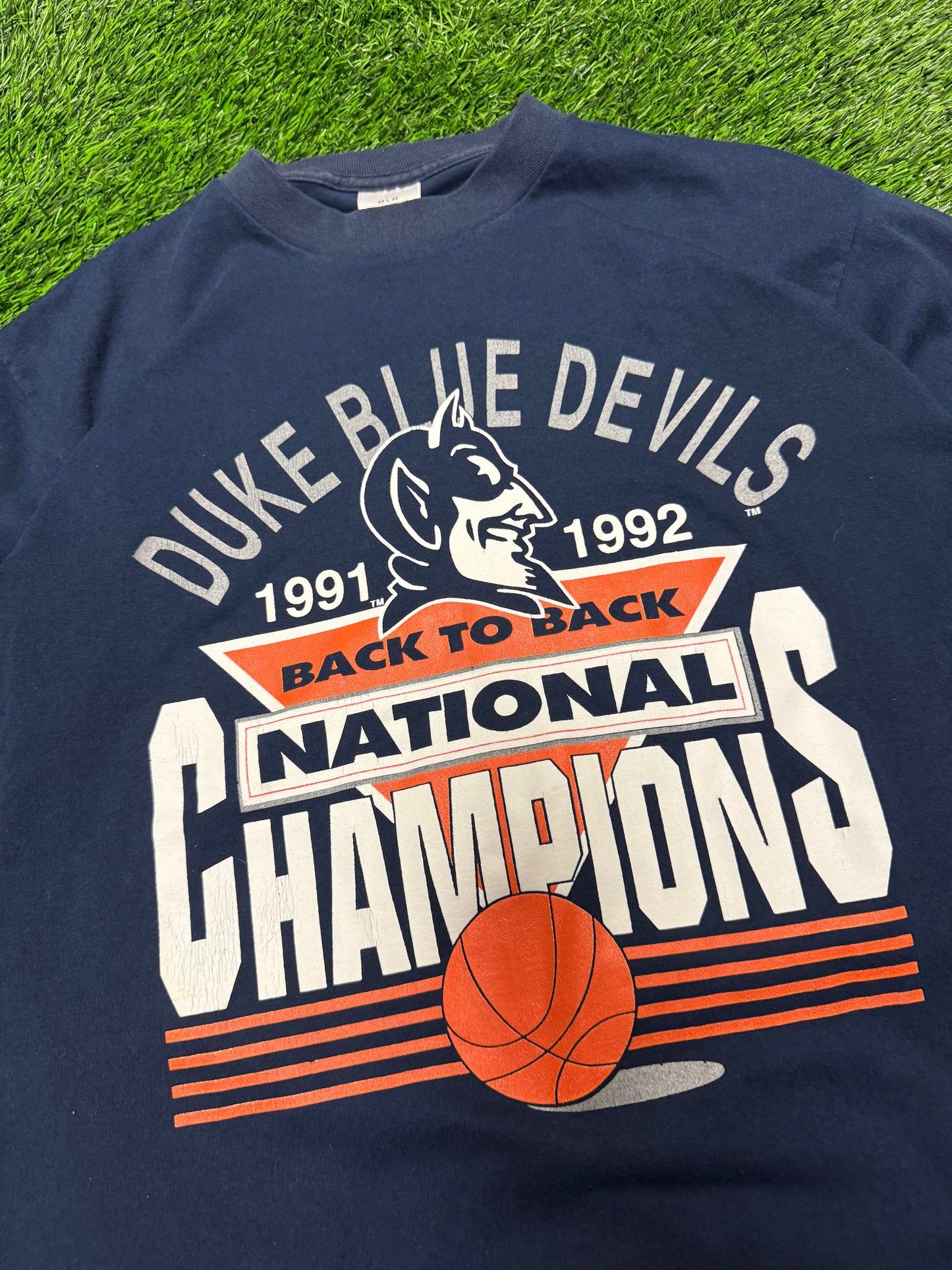 1992 Duke University NCAA Basketball National Champions Tee (L)