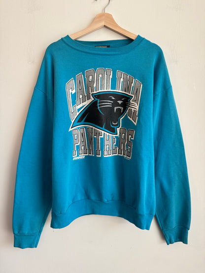 1993 Carolina Panthers Rare Hummer Blue Crewneck (XL)
