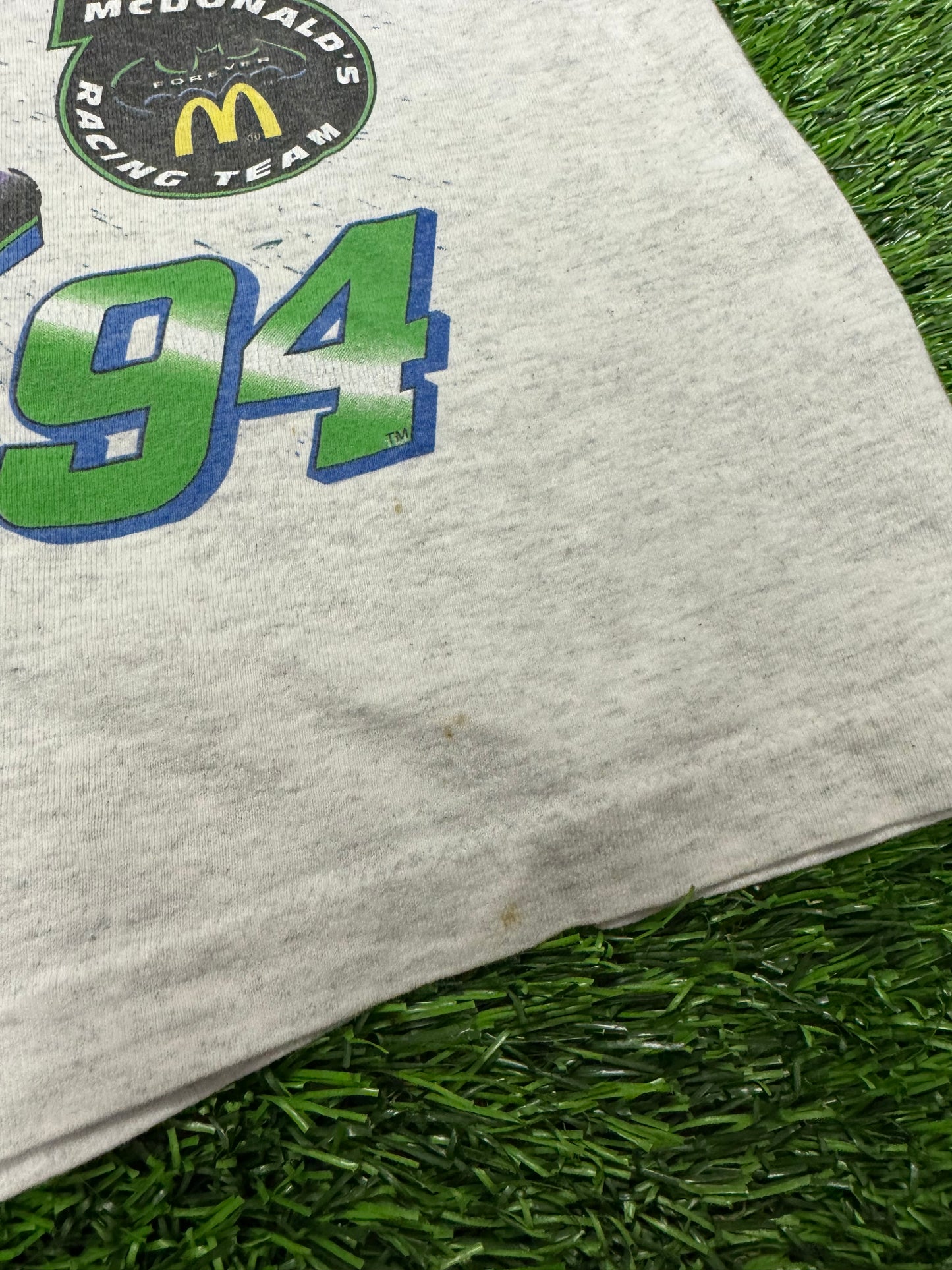 1995 Bill Elliot Vintage Nascar Batman Forever McDonalds DC Racing Tee (L)