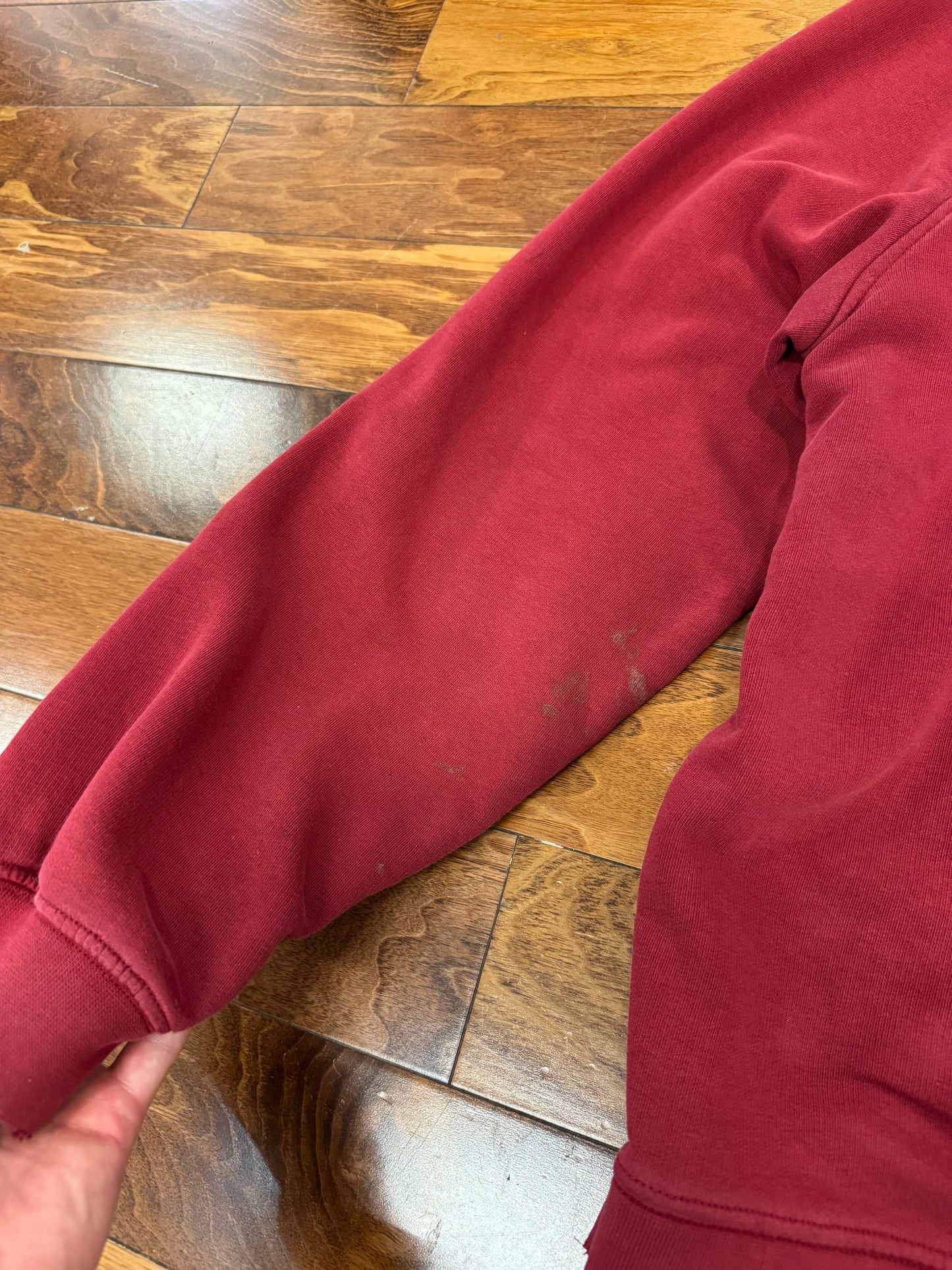 00s Nike Essential Swoosh Maroon Hoodie (XL)