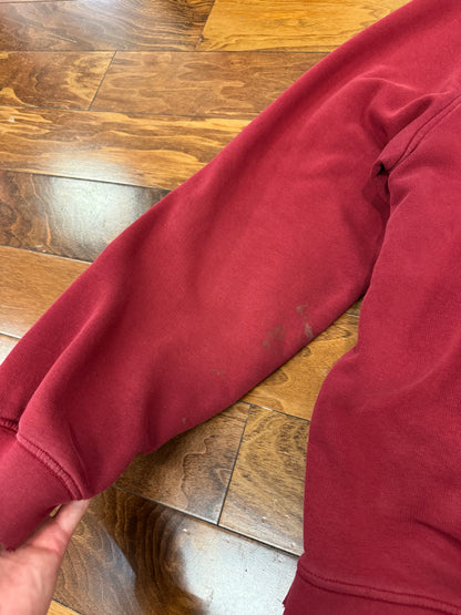 00s Nike Essential Swoosh Maroon Hoodie (XL)