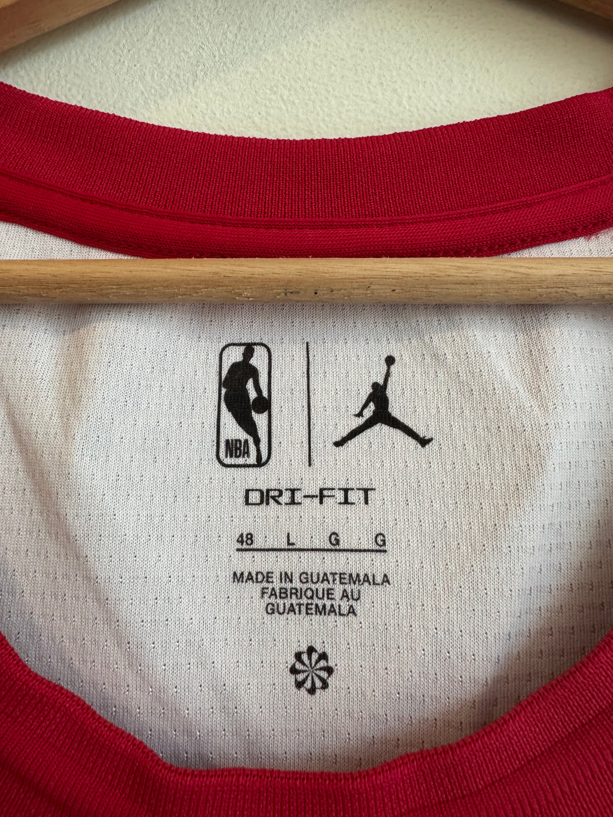 2022 LaMelo Ball Deadstock Jordan Swingman Red All-Star Jersey (L)