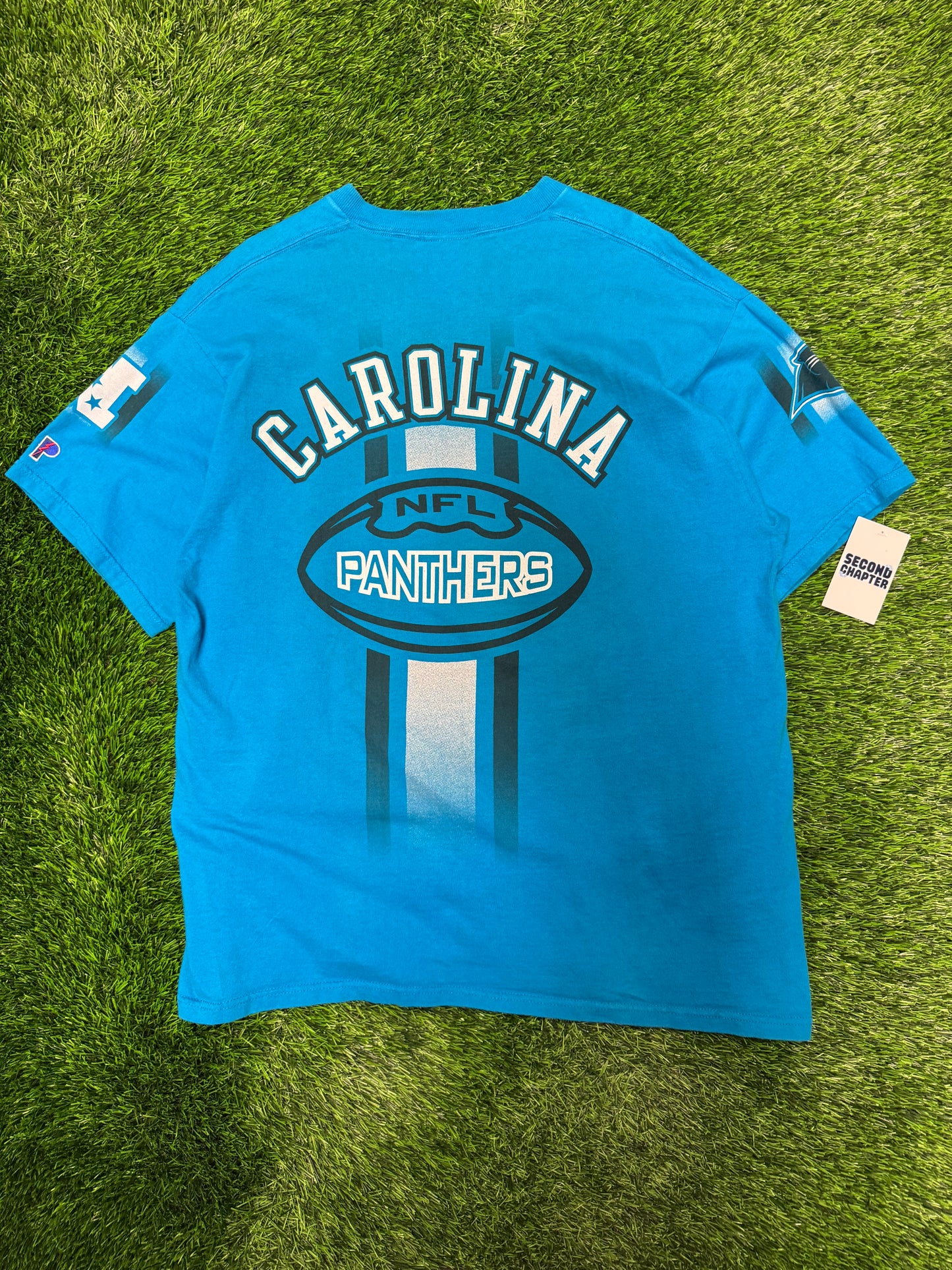 90s Carolina Panthers Pro Player Front/Back Vintage Tee (XL)