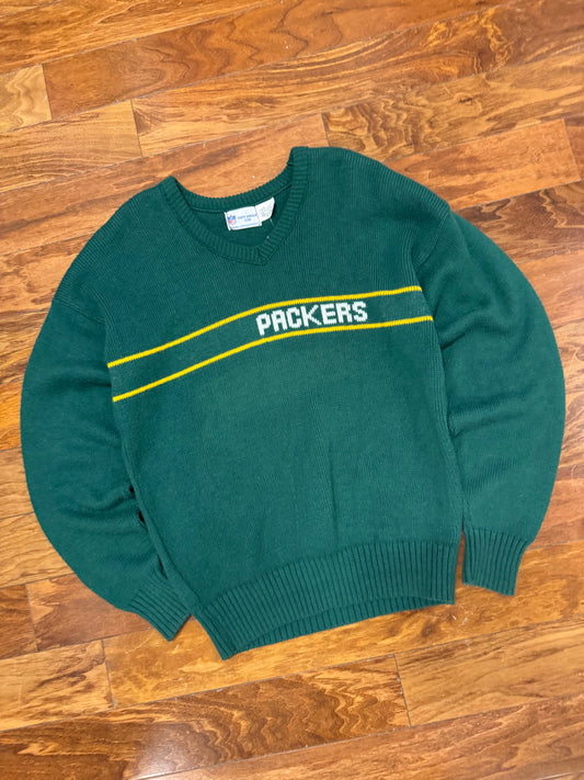 90s Green Bay Packers Wool Sweater (M)