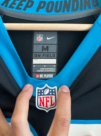 2016 Nike NFL Christian McCaffery Carolina Panthers Home Jersey (M)