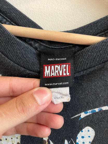 00s Marvel Big Front Characters Faded Tee (XXL)