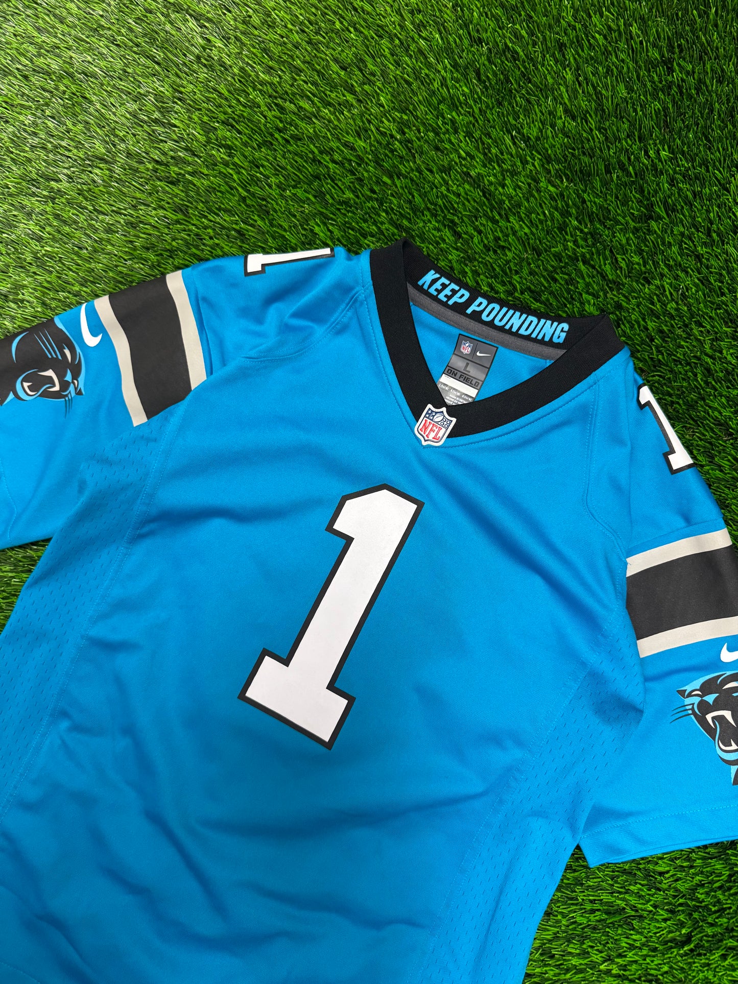 Carolina Panthers Cam Newton #1 Nike NFL Jersey (Youth L)