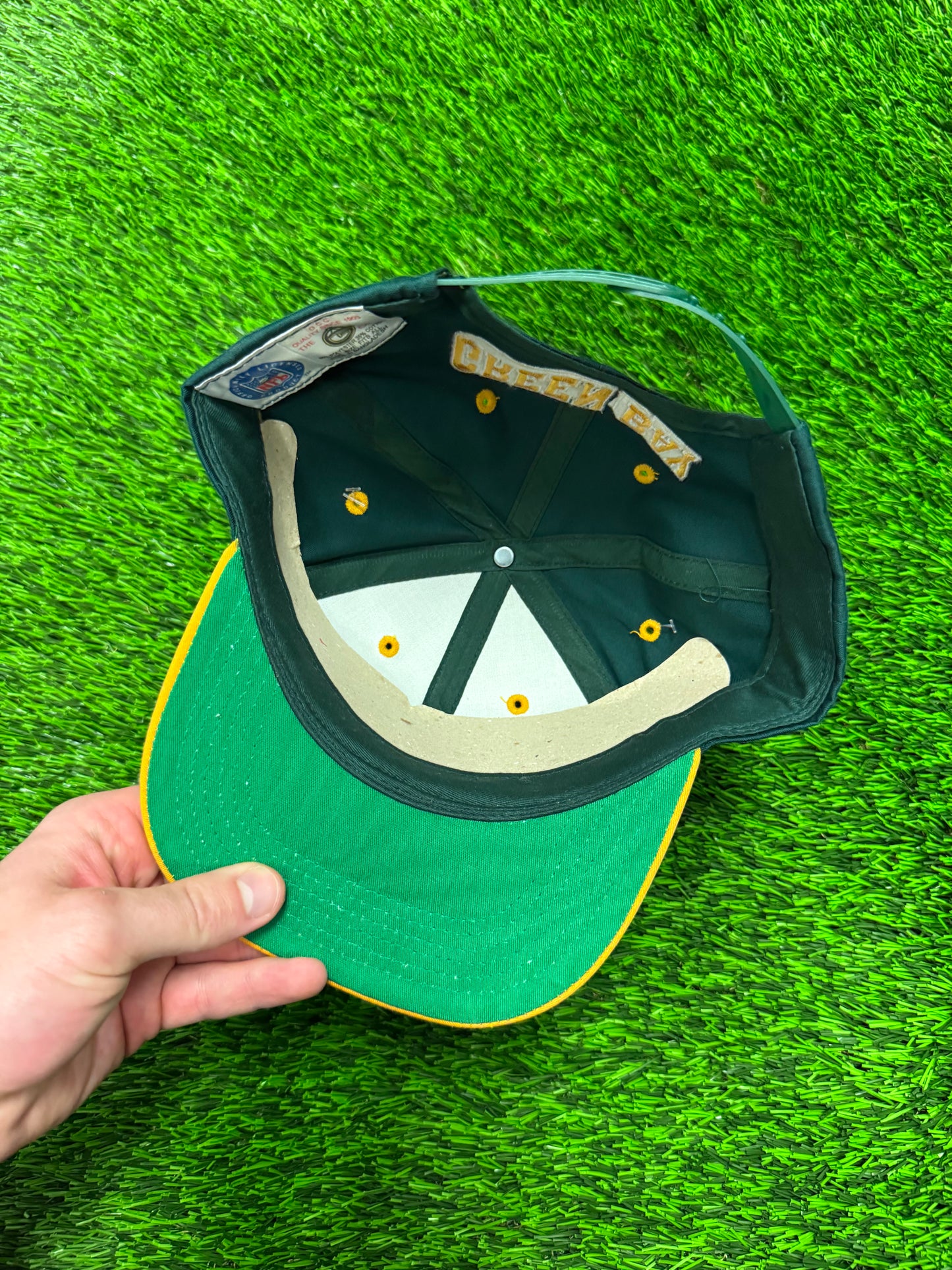90s Green Bay Packers Spell Out Deadstock Youth Hat (Youth OSFA)
