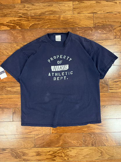 00s Property of Nike Navy Tee (XXL)