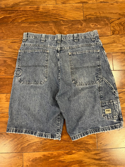 00s Wrangler Distressed Jean Shorts (34)