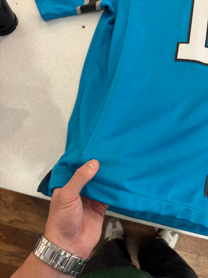 2010s Carolina Panthers Cam Newton Electric Blue Jersey (S)