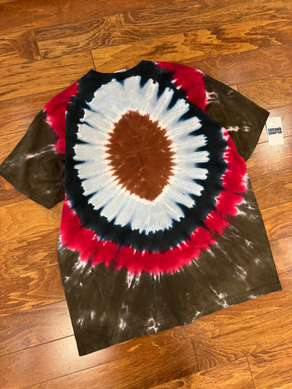 Tampa Bay Buccaneers Vintage Liquid Blue Tie Dye Deadstock Tee (XL)