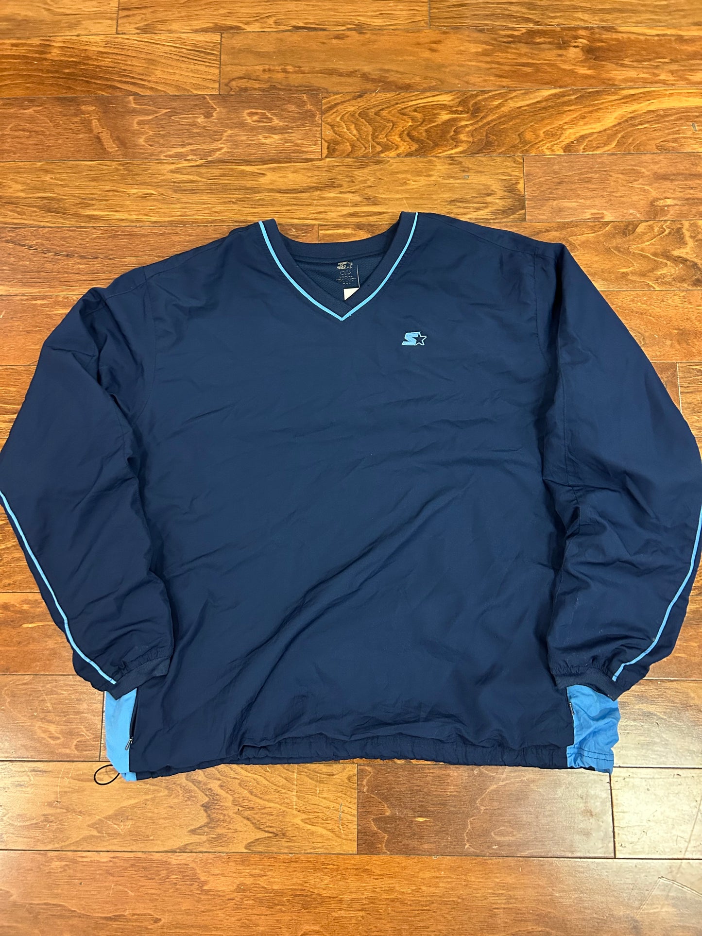 00s Starter Blue Pullover Windbreaker (L)