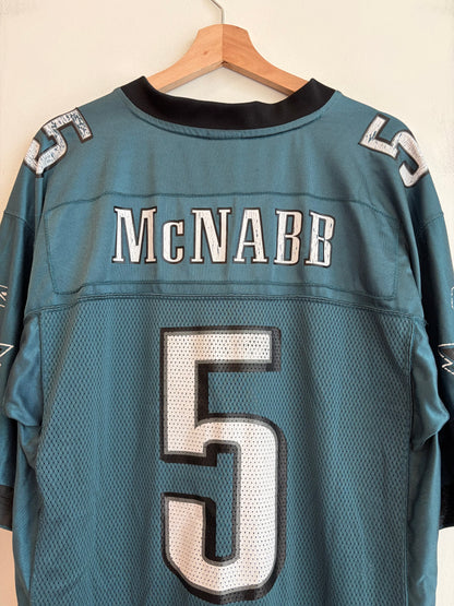 00s Philadelphia Eagles Donovan McNabb Cracked Reebok Jersey (M)
