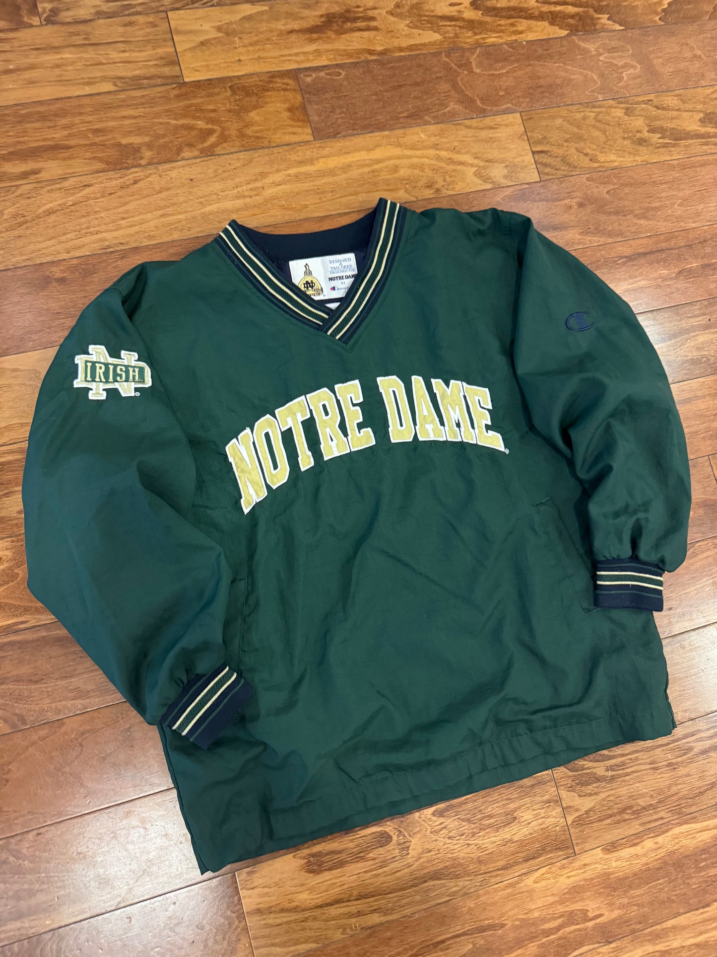 90s Notre Dame Champion Windbreaker (L)