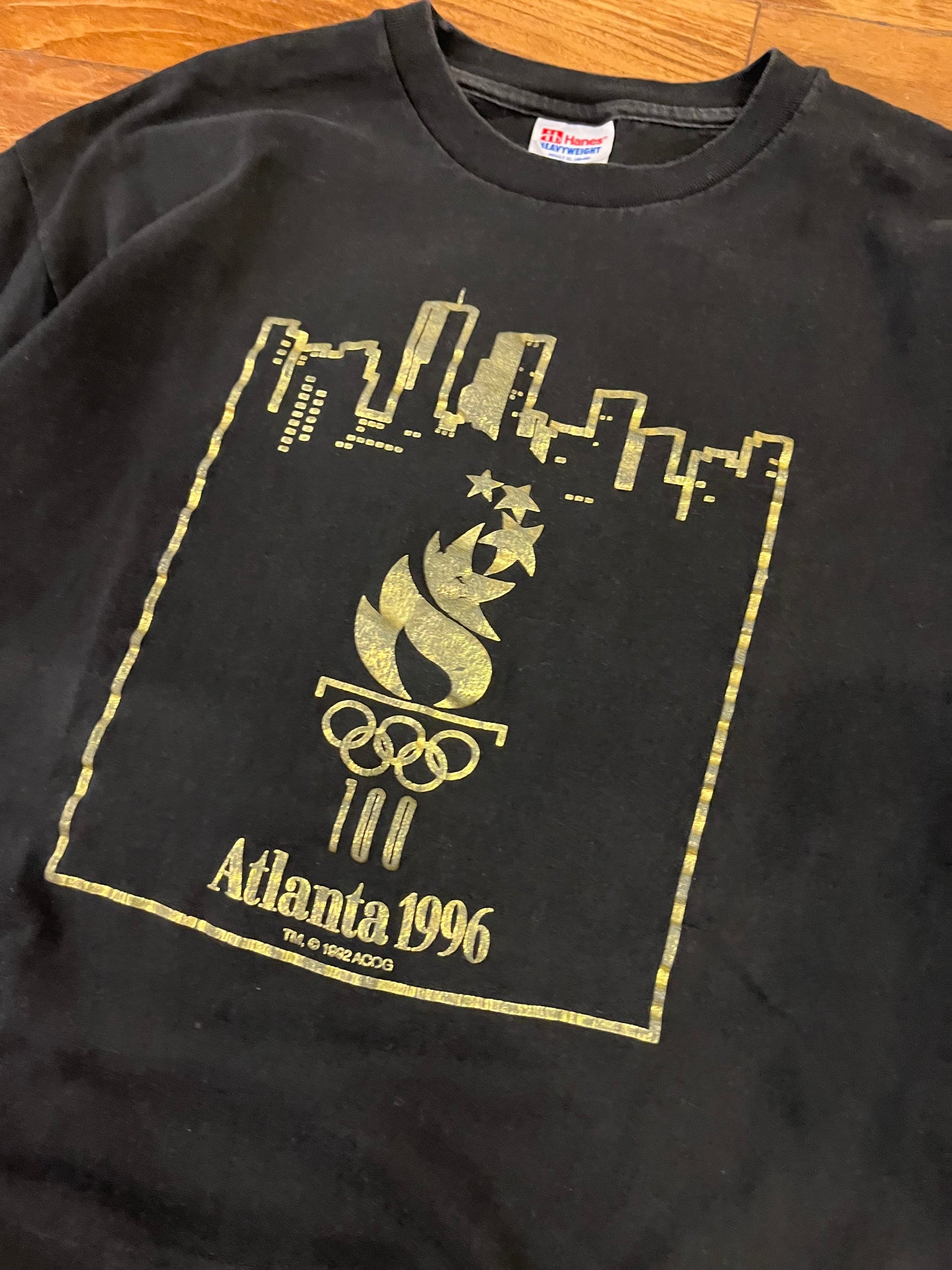 1996 Atlanta Olympics Black Graphic Tee (XL)