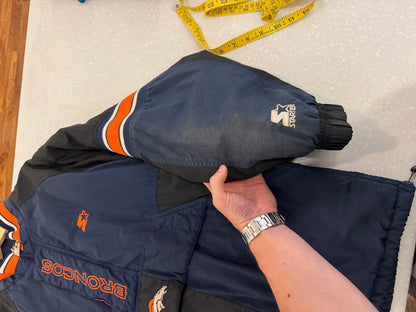 90s Denver Broncos Starter Puffer Jacket (L)