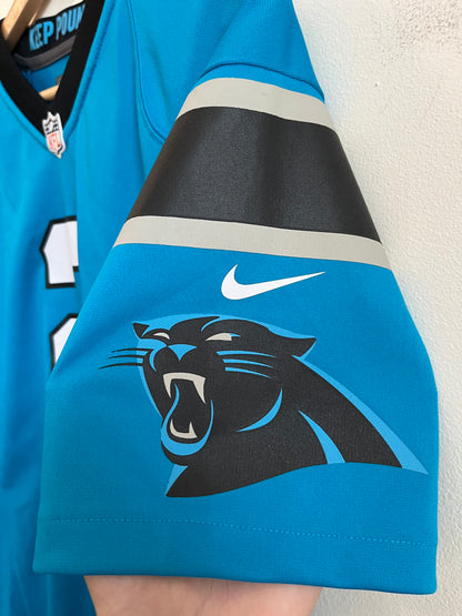 2022 Carolina Panthers DJ Moore Nike Blue Jersey (Youth XL)